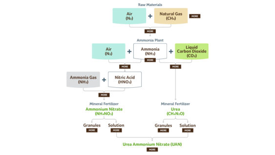 diagram of the nitrogen production process