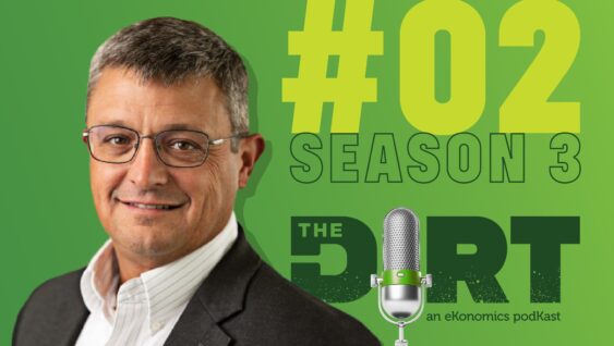 Promotional image for The Dirt PodKast featuring a microphone, with text 'Season 3 Episode 2'