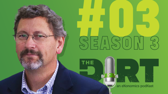 Promotional image for The Dirt PodKast featuring a microphone, with text 'Season 3 Episode 3'