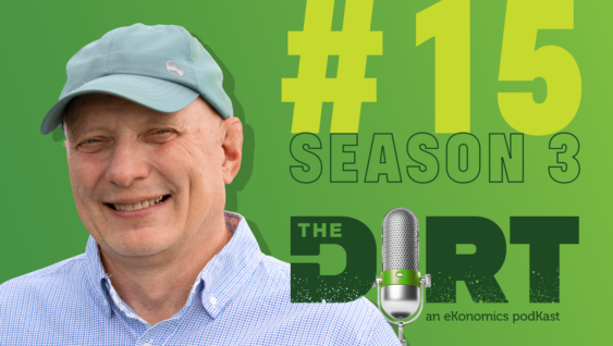 Promotional image for The Dirt PodKast featuring a microphone, with text 'Season 3 Episode 15'