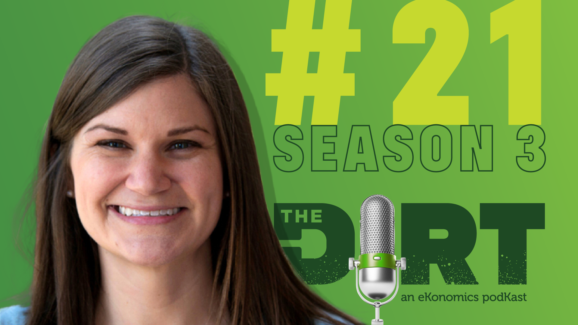 Promotional image for The Dirt PodKast featuring a microphone, with text 'Season 3 Episode 21'