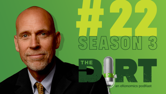 Promotional image for The Dirt PodKast featuring a microphone, with text 'Season 3 Episode 22'