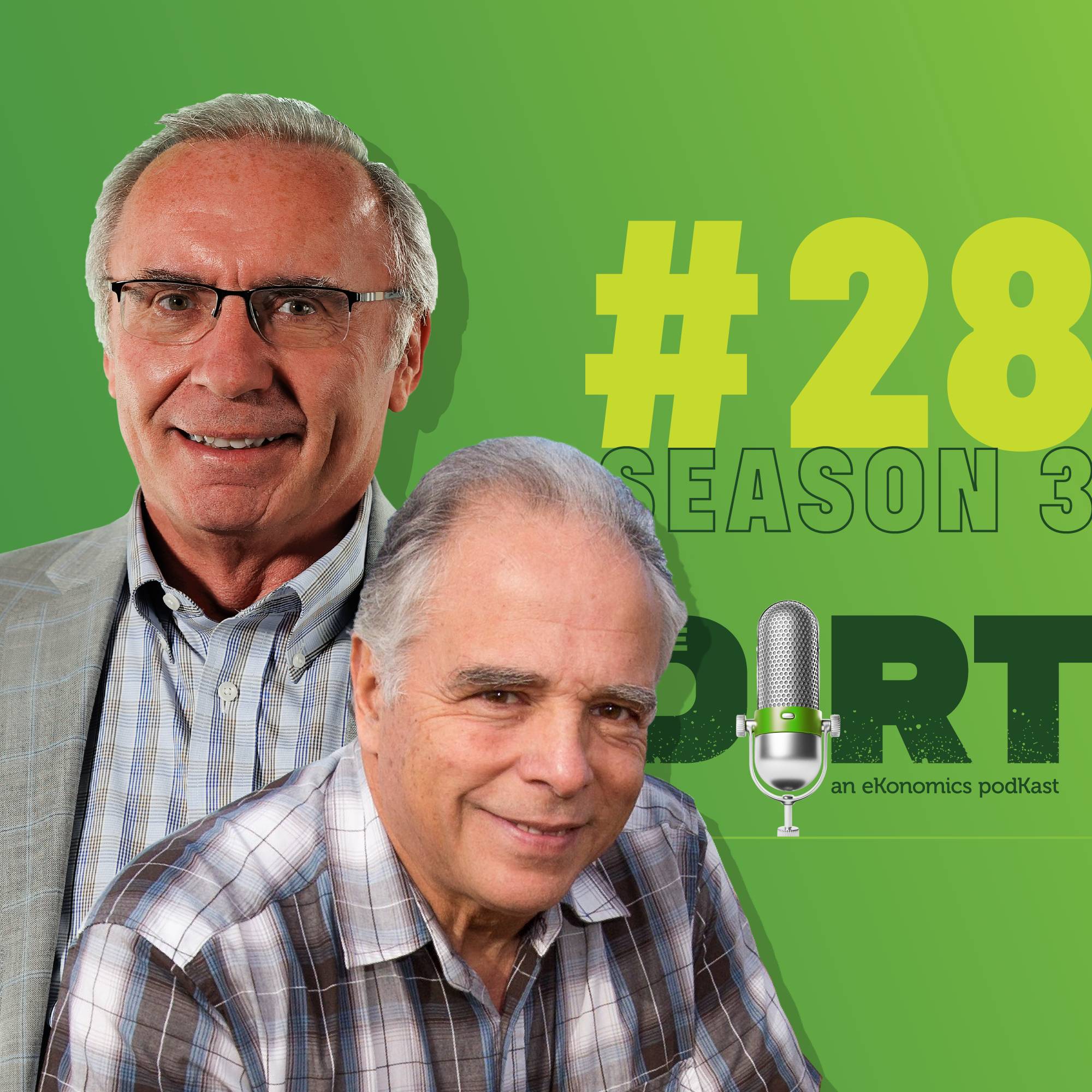 Promotional image for The Dirt PodKast with text 'Season 3 Episode 28'