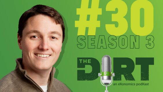 Promotional image for The Dirt PodKast with text 'Season 3 Episode 30'
