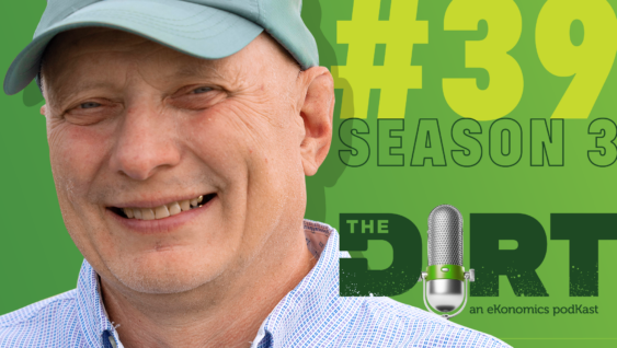 Promotional image for The Dirt PodKast with text 'Season 3 Episode 39'