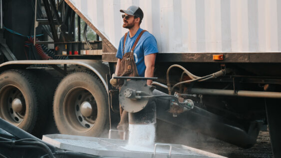 Loading Dry Fertilizer